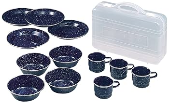 Amazon | キャプテンスタッグ ウエスト ホーロー食器 セット